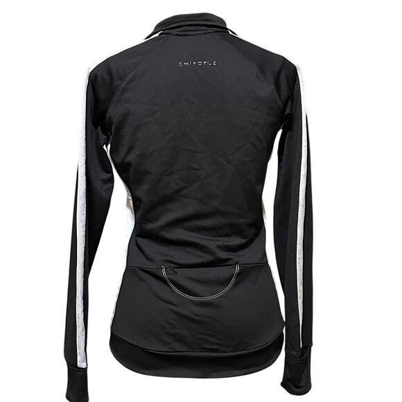 Alo Yoga Cool fit Long Sleeve Full Zip Jacket Women’s Size Medium Black & Gray - Picture 4 of 13